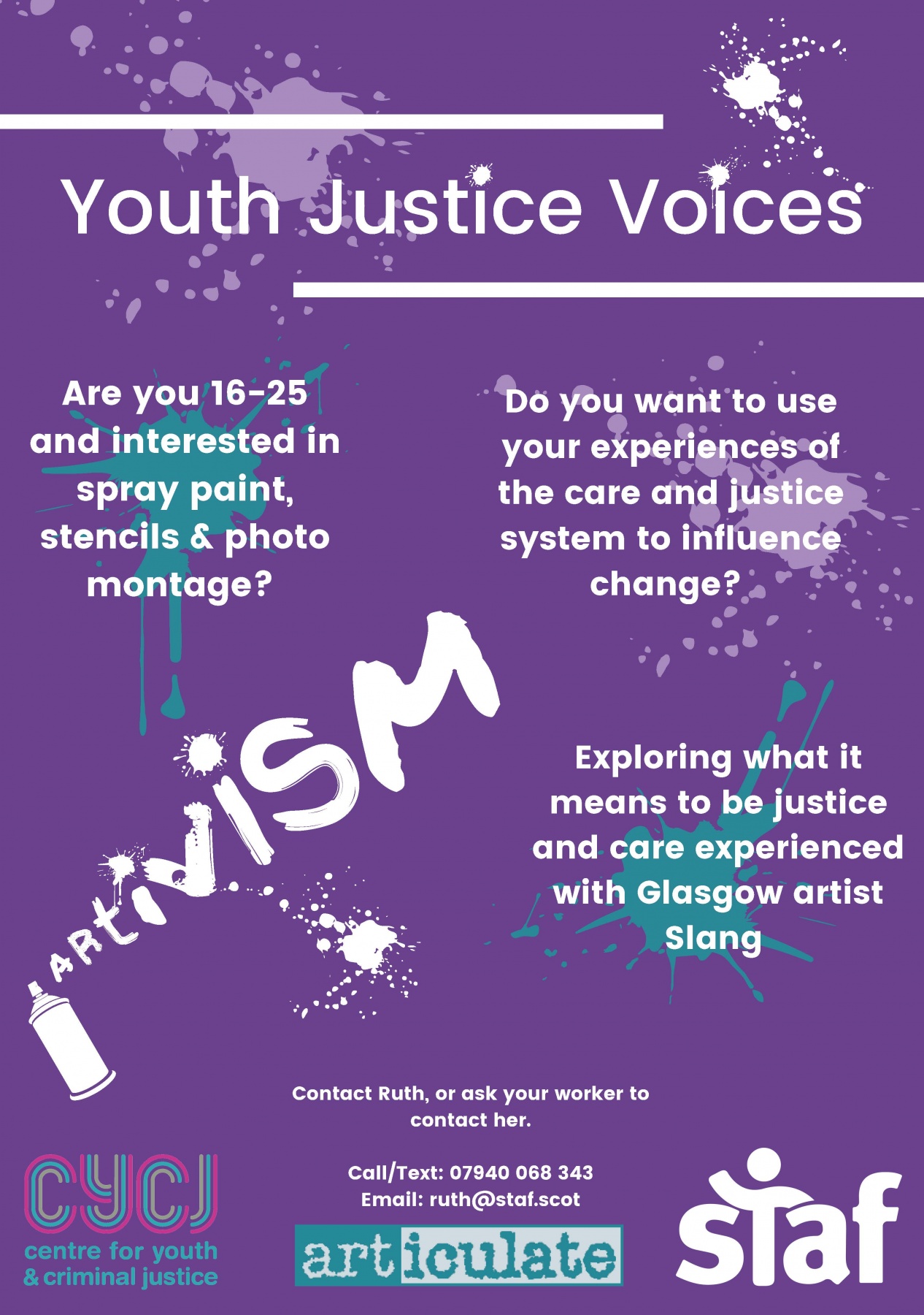 Youth Justice Voices joins forces with Articulate Children and Young
